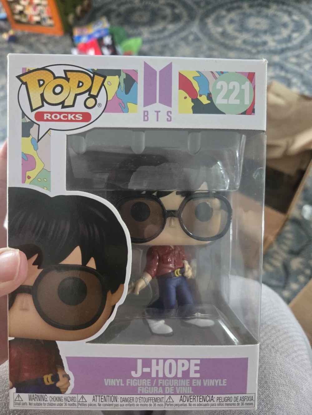 Funko J-Hope Pop! Rocks Vinyl Figure — Purple Pants & Red Jacket